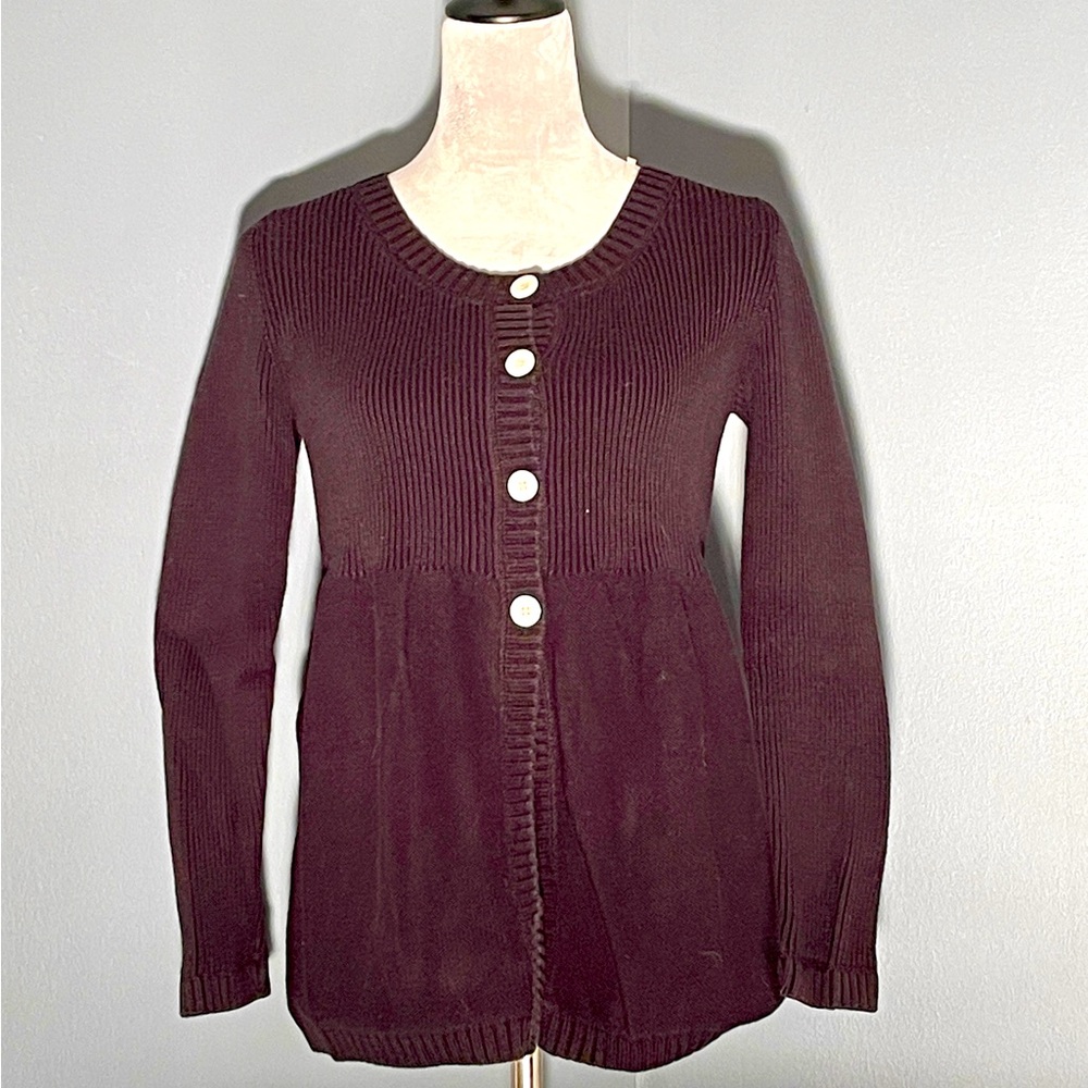 Size small black 4 button cardigan by Axcess (Liz Claiborne)